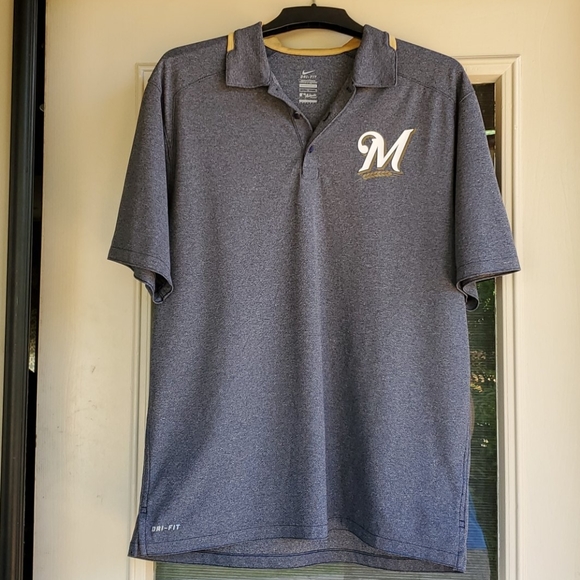 Milwaukee Brewer Nike Polo - Picture 1 of 5